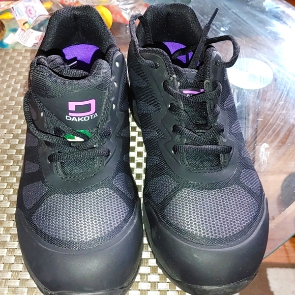 Women's Steel toe work or protection shoes size 8 not worn - Picture 1 of 7